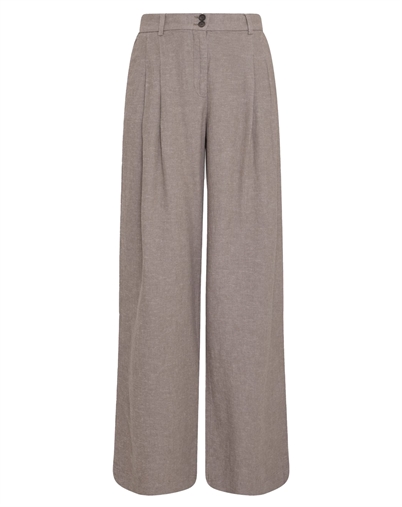 MSCH Copenhagen - MSCHViana Ginia Pleat Bukser - Mount Trail Melange